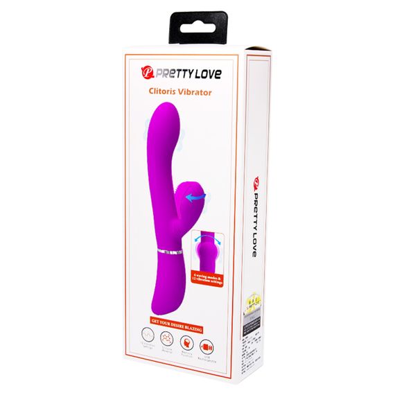 Вібратор - Pretty Love Clitoris Vibrator Purple Sex Aura | Зображення 8