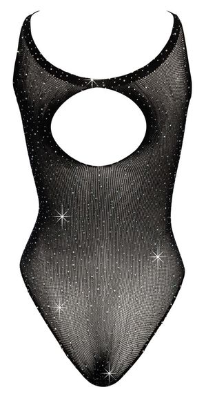 Блискучий, напівпрозорий боді зі стразами від Cottelli FANTASY S/L sexstyle | Зображення 4