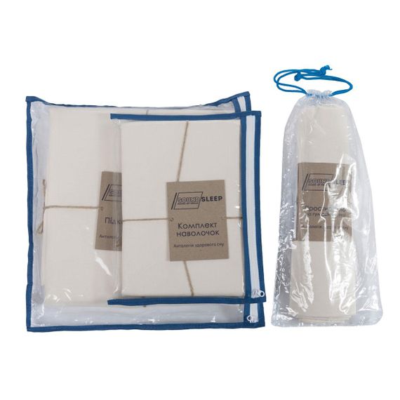 Комплект наволочок SoundSleep ранфорс 50х70 см 2 шт кремовий (91577044) | Зображення 1