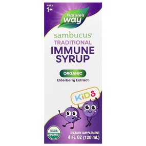 Чорна бузина для дітей, Sambucus for Kids, Nature&#039;s Way, сироп, органік, від 1 року, 120 мл