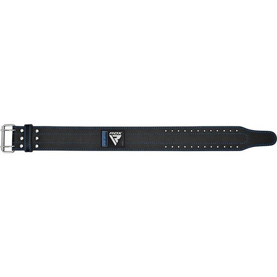 Пояс для пауерліфтингу RDX RD1 шкіряний Blue XL | Зображення 4