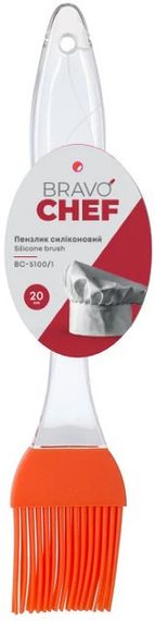 Пензлик кондитерський Bravo Chef BC-5100/1 20 см помаранчевий | Зображення 2