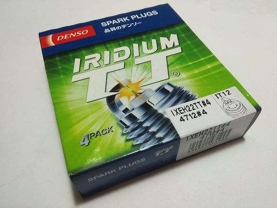 Свічка запалювання DENSO IRIDIUM TT IXEH22TT.4/IT12 MAZDA/Тойота 4 шт. в упак.     ЦЕНА ЗА  ШТУКУ!!! (