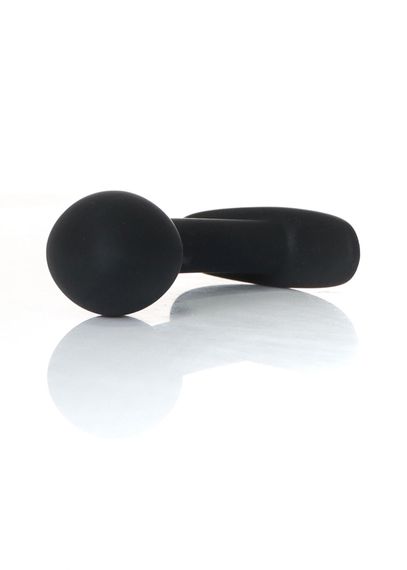 Анальна пробка - Silicone Black Curved Plug S | Зображення 2
