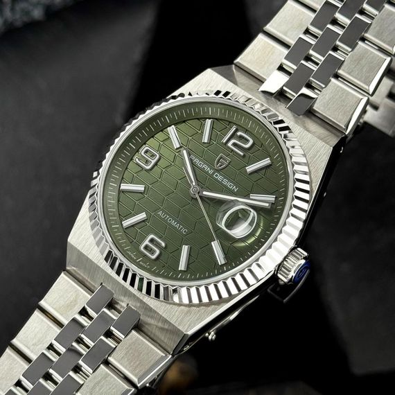 Чоловічий годинник Pagani Design PD-YS027 Silver-Green | Зображення 2
