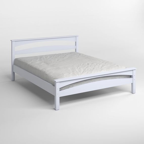 Двоспальне дерев&#039;яне ліжко Mebigrand Чикаго Сіті Сіро-блакитний (S2010R80B) 140х190 см (MBG-9904) | Зображення 1