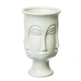 Декоративна ваза White Face 21х14 см