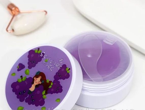 Виноградні патчі для пружності та еластичності шкіри Skin Care Grape Eye Mask, 60 шт