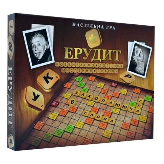 Настільна гра Ерудит новий Danko Toys DTG4-UA Різнокольоровий shop (2400674194018)