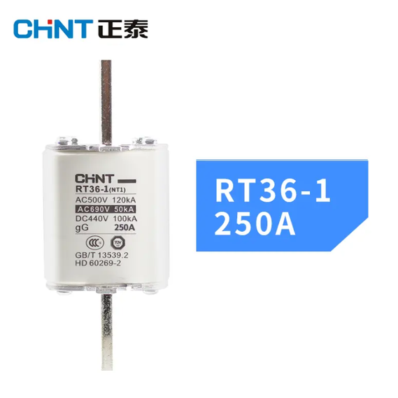 Комплект керамічний запобіжник CHINT AC/DC до 250a 690v | Зображення 2