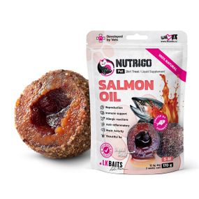 Ласощі з лососевою олією для собак середних порід LK Baits Pet Nutrigo Salmon Oil, 170 гр