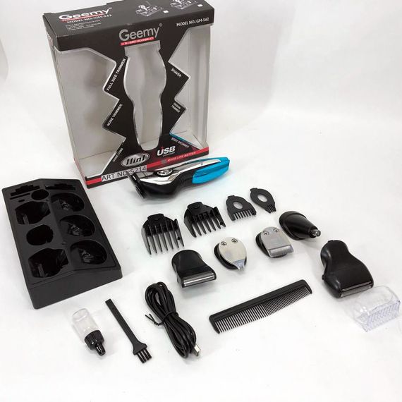 Бритва триммер для мужчин GEMEI GM-562, Машинка для стрижки для дома, ZI-475 Беспроводная электробритва | Зображення 2