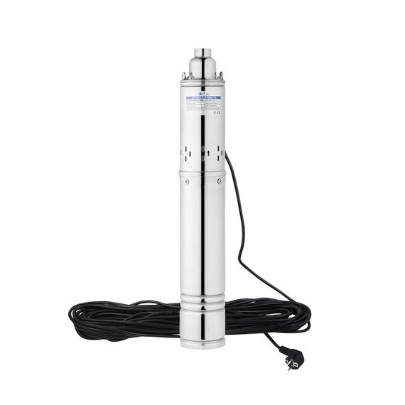 Насос глибинний шнековий Agua 4S QGD2,4-130-0,75 Hmax 130 м Qmax 40 л/хв P 750 Вт з вбудованим конденсатором | Зображення 2