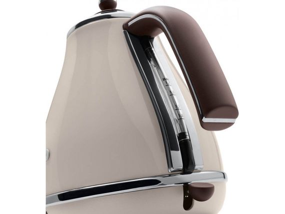 Электрочайник DeLonghi KBOV-2001-BG 1.7 л бежевый | Зображення 3