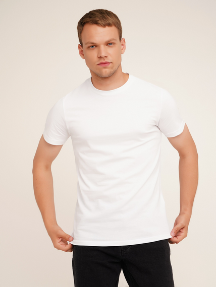 Футболка однотонна чоловіча LAWA MBC02302 4XL Білий shop (2000990875549)