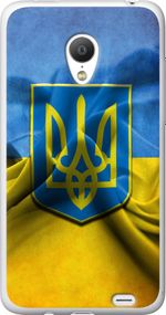 Чехол на Meizu MX3 Флаг и герб Украины 1 "375u-310-17620"