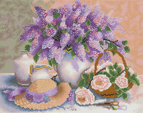 Алмазна мозаїка Бузок 40х50 см ColorArt  SP047