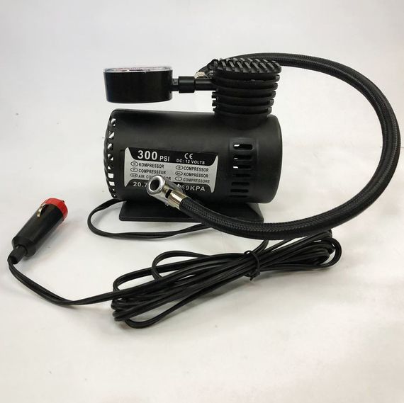 Компрессор от прикуривателя, Мощный автомобильный компрессор 12v, Портативный воздушный насос LF-281 для авто | Зображення 6