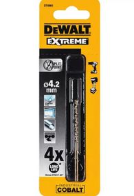 Свердло по металу DeWalt EXTREME INDUSTRIAL COBALT HSS-CO 4.2 мм (DT4961)