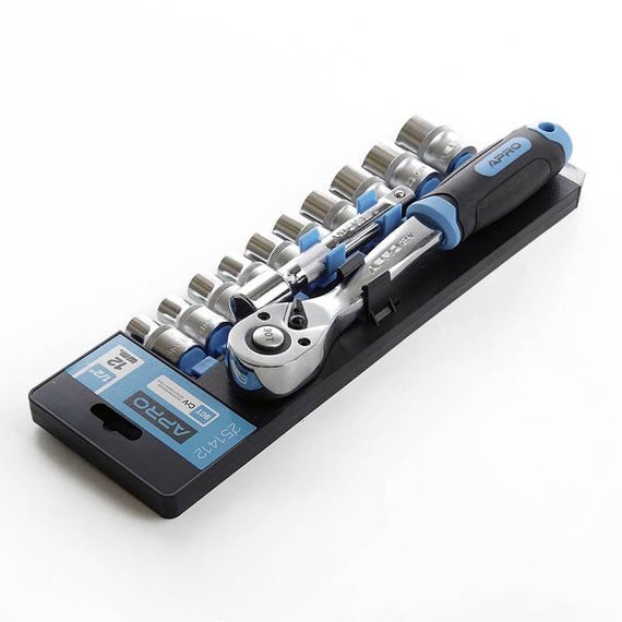 Набор насадок CrV ½ (90Т) (12 шт) APRO | Зображення 5