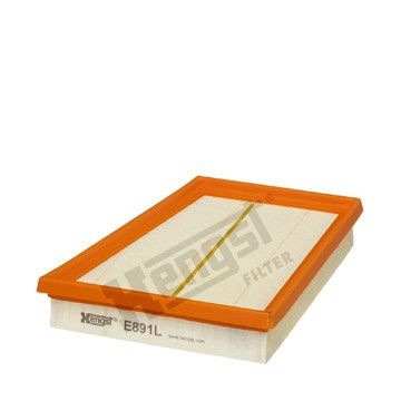 Фильтр воздушный Ford Fiesta/Fusion 1.6 TDCi 04-, Hengst, E891L,