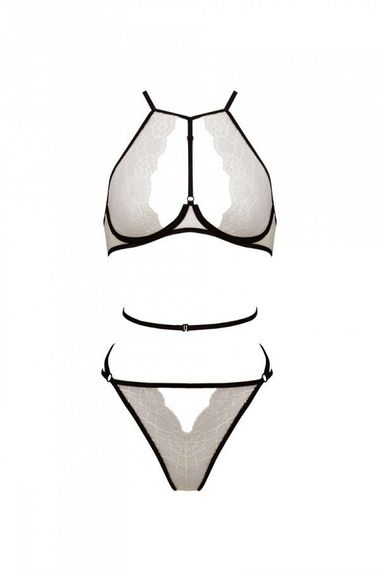 Комплект білизни Passion CHIKA SET, L/XL, cream, топ, трусики | Зображення 2