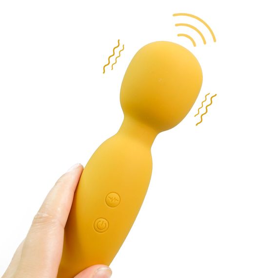 Вибратор-микрофон Sweet Em, жёлтый Sex Aura | Зображення 2