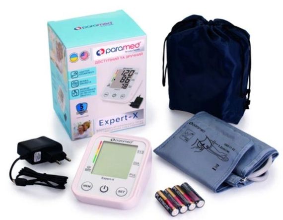 Тонометр Paramed Expert-X автоматический с адаптером Type-C на плечо гарантия 5 лет | Зображення 3