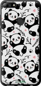 Чохол на Huawei Y7 Prime 2018 Панди "4318b-1509-2448"
