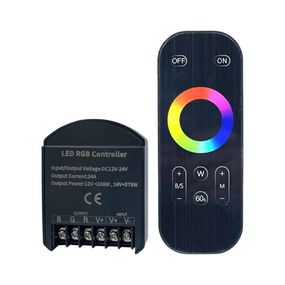 Контроллер RGB OEM C-24-RF8-T-B (8A*3кан) чорний
