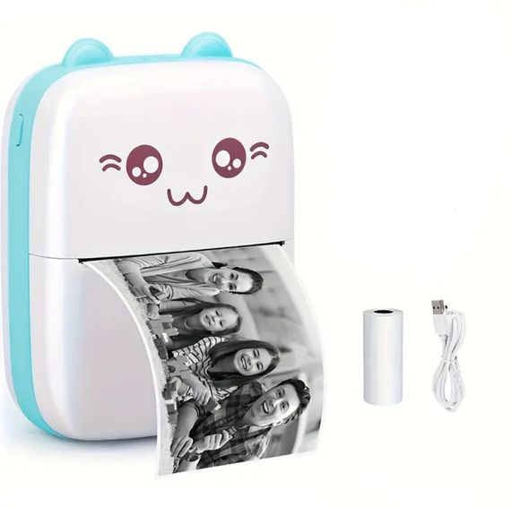 Портативний мінітермопринтер Bluetooth для етикеток і нотаток, безчорнильний кишеньковий принтер