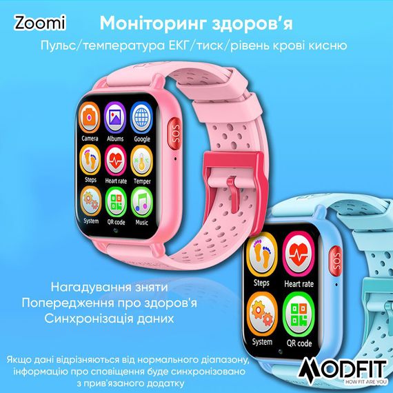 Розумний дитячий годинник Modfit Zoomi Blue | Зображення 7