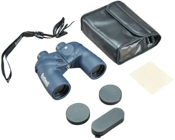 Бінокль Bushnell Marine Blue 7x50 мм з компасом і далекомірною сіткою | Зображення 4