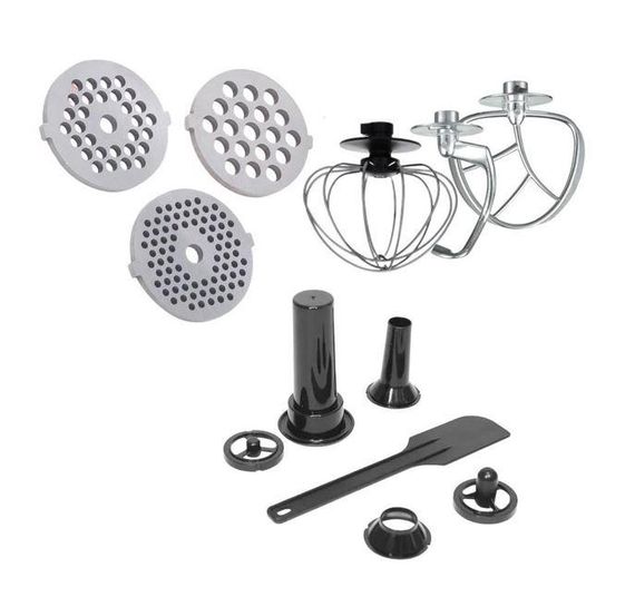 Кухонний комбайн Zepline ZP-072 багатофункціональний 3в1 Блендер тістоміс м'ясорубка 3200W | Зображення 2