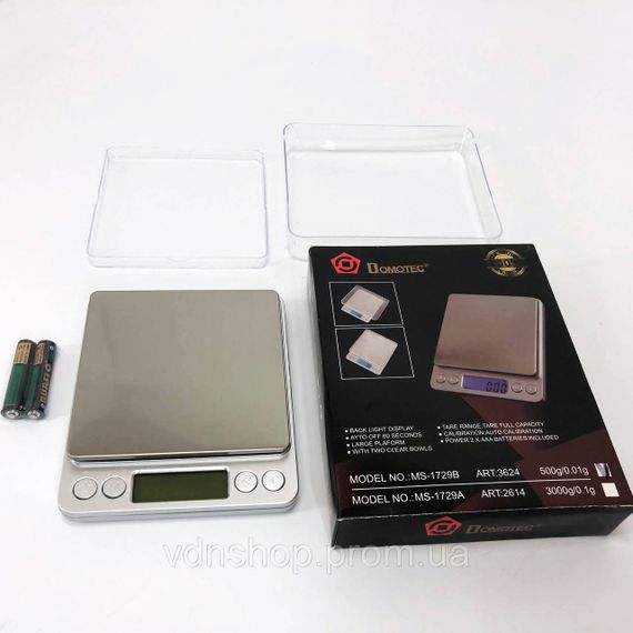Точные электронные весы для ювелирных изделий Domotec MS-1729B 500 г, Электронные весы для золота UW-88 | Зображення 9