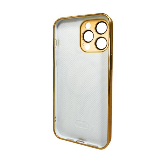 Чохол для смартфона AG Glass Sapphire Frame MagSafe Logo for Apple iPhone 15 Pro Max Gold | Зображення 1