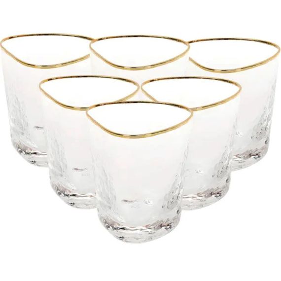 Набір з 6 склянок, 400 мл, для лимонаду, води, соку та коктейлів HP-16-26