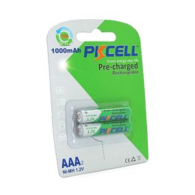 Аккумулятор PKCELL 1.2V AAA 1000mAh NiMH Already Charged, 2 штуки в блистере цена за блистер, Q12
