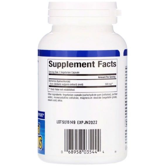 Барбарис Natural Factors WellBetX Berberine 500 mg 60 Veg Caps NFS-03544 | Зображення 2