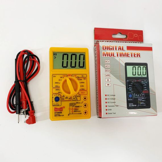 Цифровий мультиметр для дому, Універсальний вимірювальний прилад для струму, Електронний тестер напруги JC-21 | Зображення 1