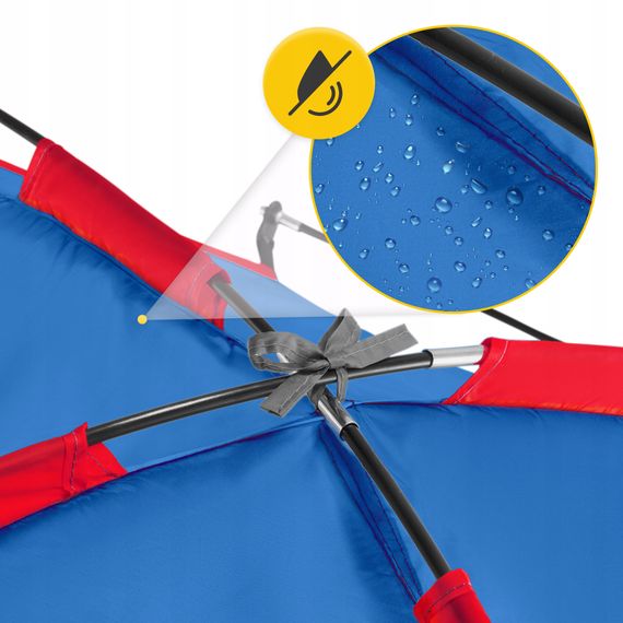 Намет пляжний 4FIZJO 200 x 115 см Blue/Red (P-5905973405171) | Зображення 7