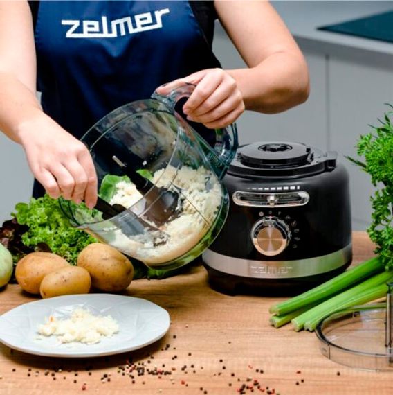 Кухонний комбайн Zelmer ZFP9000B 2000 Вт чорний | Зображення 3