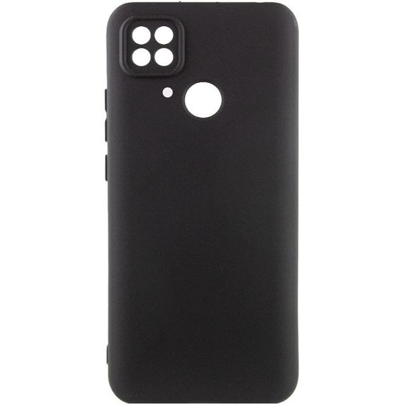 Чохол TPU GETMAN Liquid Silk Full Camera для Xiaomi Redmi 10C Чорний / Black
