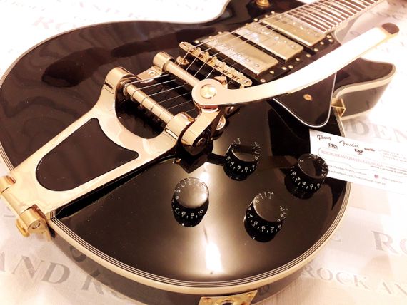 Електрогітара Gibson 1957 Les Paul Custom 3 Pickup Vos Bigsby China | Зображення 4