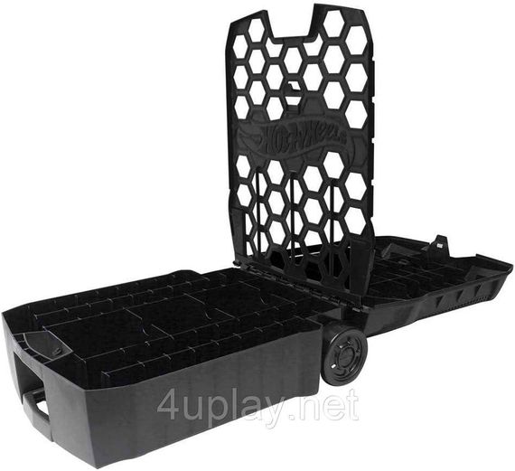 Кейс Хот Вілс, валіза для зберігання 100 машинок Оригінал Hot Wheels 100 Car Rolling Storage | Зображення 4