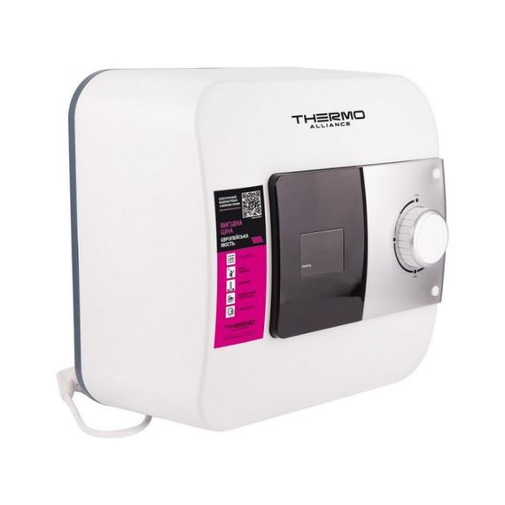 Водонагреватель электрический Thermo Alliance 10 л над мойкой вертикальный, мокрый ТЭН 1,5 кВт SF10X15N | Зображення 4