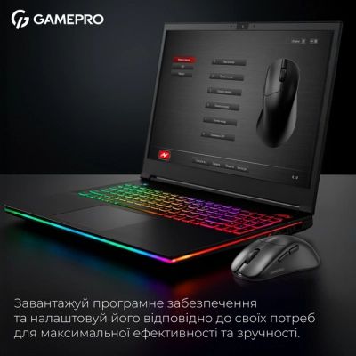 Мышка GamePro Asgard Surt Wireless/Bluetooth/USB Black (GM017B) | Зображення 3