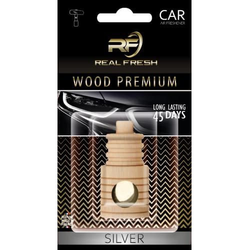 Освіжувач повітря рідкий REAL FRESH "WOOD PREMIUM" Silver 5 мл
