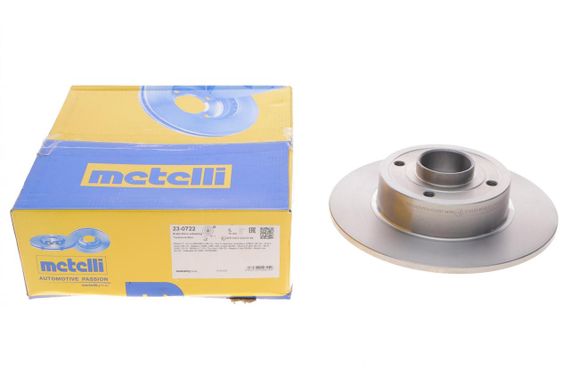 Диск тормозной задний Renault Clio 05- Megane 02- 240х8  +ABS  с подшипником  +ESP  полный  23-0722 | Зображення 1