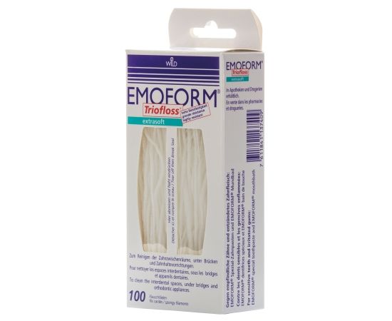 Триофлос суперм’який Dr. Wild EMOFORM Triofloss supersoft, суперміцний, 1 уп. x 100 шт.